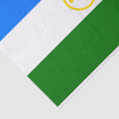 愛国的なバシコルトスタン共和国旗 薄葉紙 (詳細)