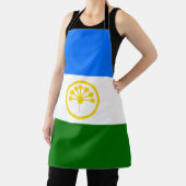 愛国的なバシコルトスタン国旗 エプロン (インサイチュ)