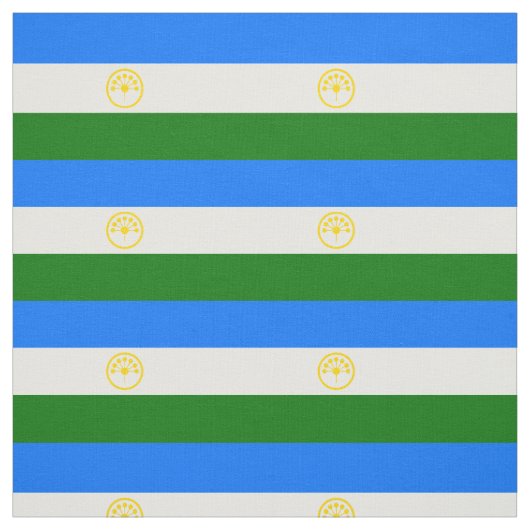 愛国的なバシコルトスタン国旗 ファブリック (見本)