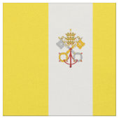 愛国的なバチカン市旗 ファブリック (クローズアップ)