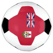 愛国的なバミューダの旗 サッカーボール (回転)