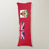 愛国的なバミューダの旗 ボディピロー (正面縦)