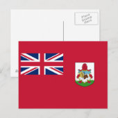 愛国的なバミューダの旗 ポストカード (正面/裏面)