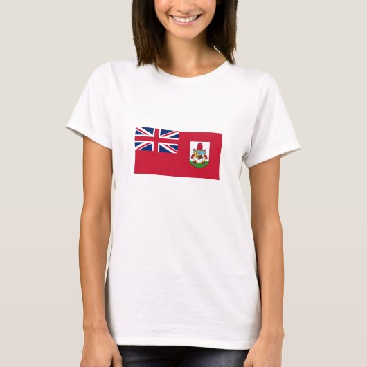 愛国的なバミューダ旗Tシャツ Tシャツ (正面)