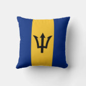 愛国的なバルバドス国旗 クッション (裏面)
