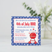 愛国的なバーベキューカスタム 招待状 (スタンド正面)