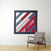 愛国的なパッチワーク タペストリー (インサイチュ(横))