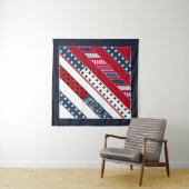 愛国的なパッチワーク タペストリー (インサイチュ)