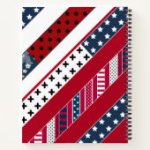 愛国的なパッチワーク ノートブック (裏面)