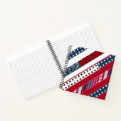 愛国的なパッチワーク ノートブック (内部)