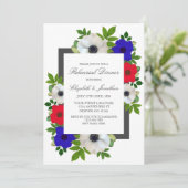 愛国的なパンダアネモネリハーサルディナー 招待状 (スタンド正面)