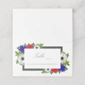 愛国的なパンダ結婚アネモン プレイスカード (外部開封)