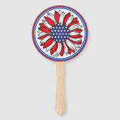 愛国的なヒマワリ ハンドファン (裏面)