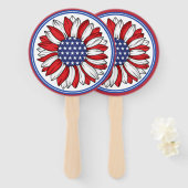 愛国的なヒマワリ ハンドファン (正面&裏面)