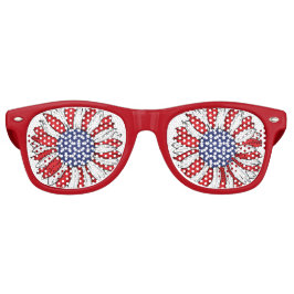 愛国的なヒマワリ レトロサングラス