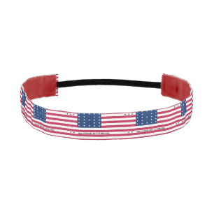 愛国的なビキニ環礁の旗 アスレチックヘッドバンド