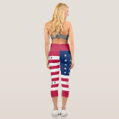 愛国的なビキニ環礁の旗 カプリレギンス (裏面)