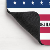 愛国的なビキニ環礁国旗マウスパッド マウスパッド (コーナー)