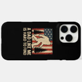 愛国的なビッグフット 俺みたいなお父さんは見つかりにくいだろ Fu Case-Mate iPhoneケース (裏面 (横))