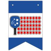 愛国的なピックボール赤白青アメリカ国旗 バンティングフラッグ (第3の旗)