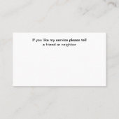 愛国的なフィットネスコーチとトレーナーの名刺 名刺 (裏面)