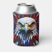 愛国的なフラクタルイーグルズティー 缶クーラー (缶裏面)