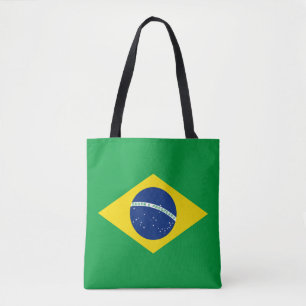 愛国的なブラジル国旗トートバッグ トートバッグ
