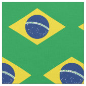 愛国的なブラジル国旗 ファブリック (クローズアップ)