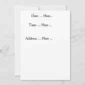 愛国的なブラックラブラドール子犬の招待状 招待状 (裏面)