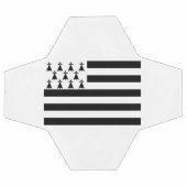 愛国的なブリタニー国旗のサッカーボール サッカーボール (フラット)