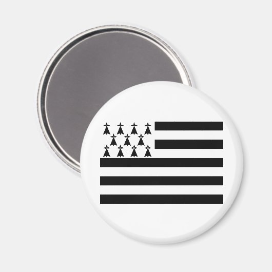 愛国的なブリタニー国旗の磁石 マグネット (正面/裏面)