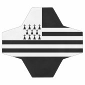 愛国的なブリタニー国旗 サッカーボール (フラット)