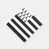 愛国的なブリタニー国旗 スタンダードランチョンナプキン (角)