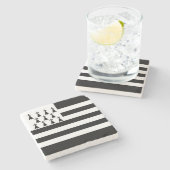 愛国的なブリタニー国旗 ストーンコースター (横)