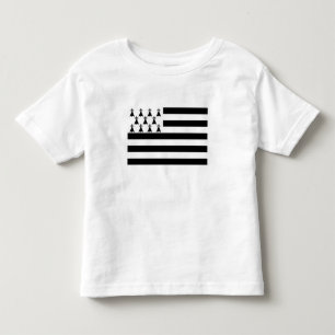 愛国的なブリタニー国旗 トドラーTシャツ