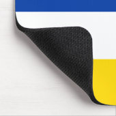 愛国的なブリヤート共和国旗 マウスパッド (コーナー)