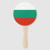 愛国的なブルガリアの国旗 ハンドファン (裏面)