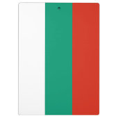 愛国的なブルガリア国旗のクリップボード クリップボード (裏面)