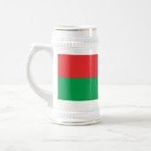 愛国的なブルキナファソの国旗 ビールジョッキ (左)