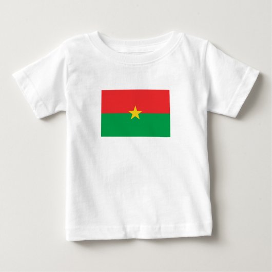 愛国的なブルキナファソの国旗 ベビーTシャツ (正面)