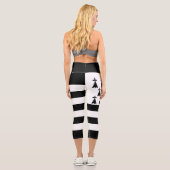 愛国的なブルターニュの旗 カプリレギンス (裏面)