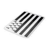 愛国的なブルターニュの旗 バスマット (アングル)