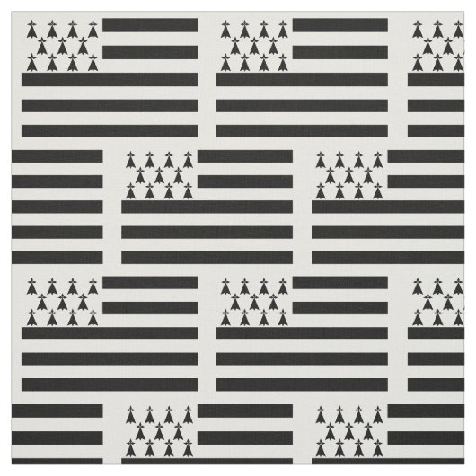 愛国的なブルターニュの旗 ファブリック (見本)