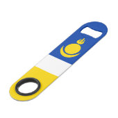 愛国的なブルヤティア国旗 スピード栓抜き (裏面アングル)