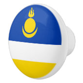 愛国的なブルヤティア国旗 セラミックノブ (右)