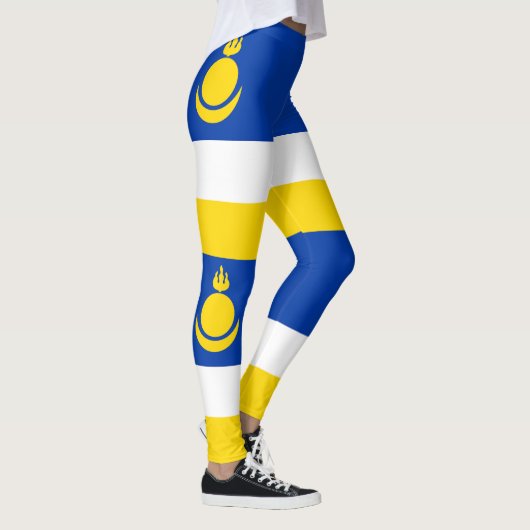 愛国的なブルヤティア国旗 レギンス (右)