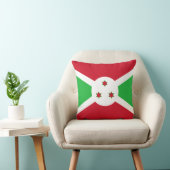 愛国的なブルンジの国旗 クッション (椅子)