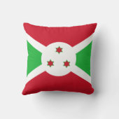 愛国的なブルンジの国旗 クッション (裏面)