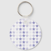 愛国的なブルーグラデーションスターズキーチェーン キーホルダー (裏面)