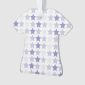 愛国的なブルーグラデーションスター オーナメント (正面)